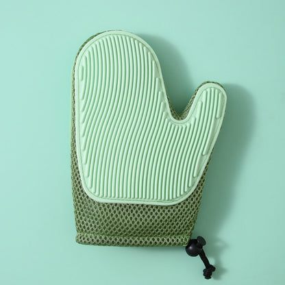 Guantes sedosos para el cuidado de mascotas