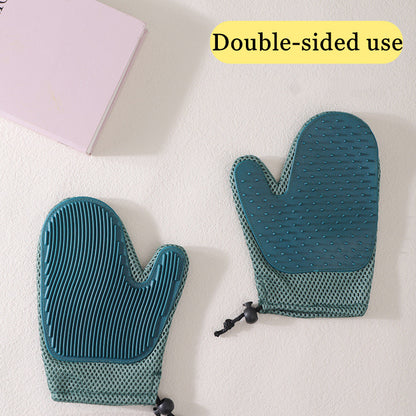 Guantes sedosos para el cuidado de mascotas