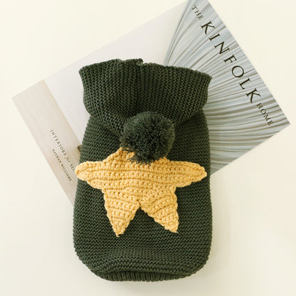 Jersey de otoño/invierno para perros y gatos con estrellas