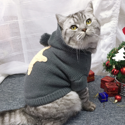 Jersey de otoño/invierno para perros y gatos con estrellas