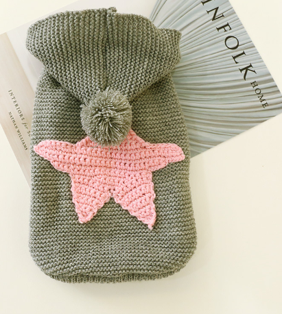 Jersey de otoño/invierno para perros y gatos con estrellas